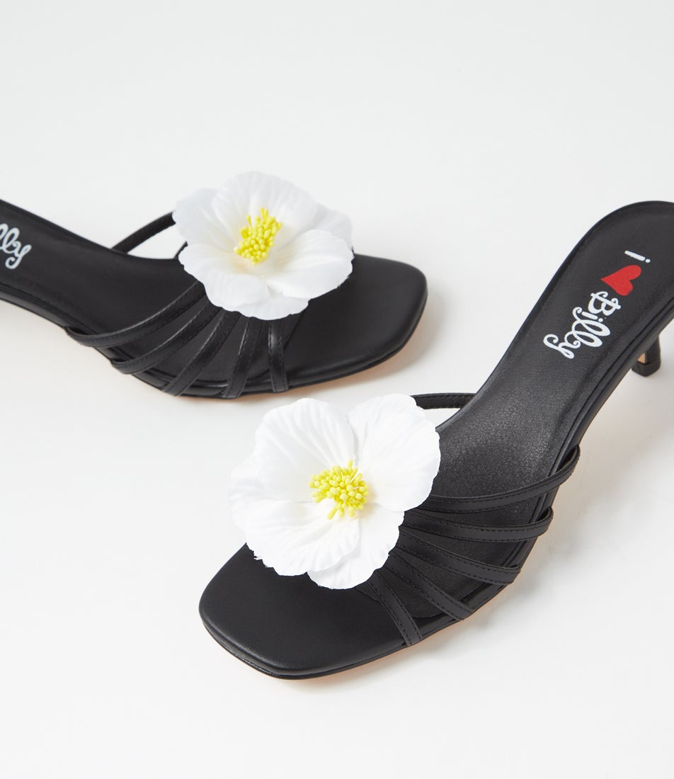 Sanikah Black Sandals
