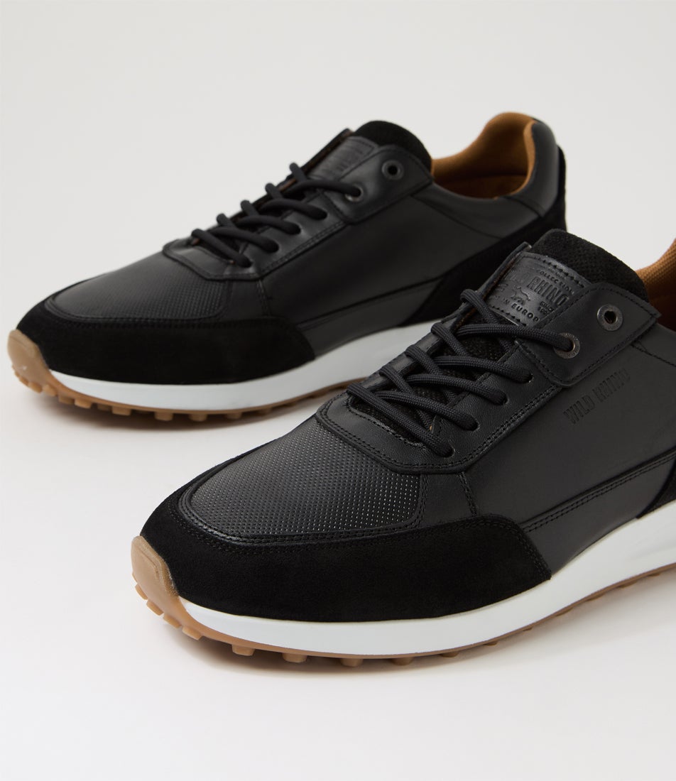 Mckay Black Leather Sneakers