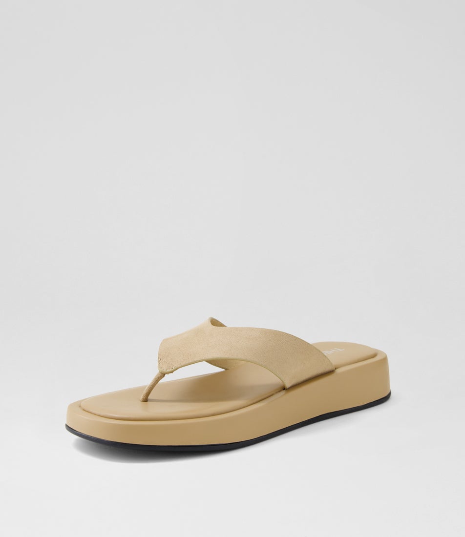 Veda Cashew Microsuede Thongs