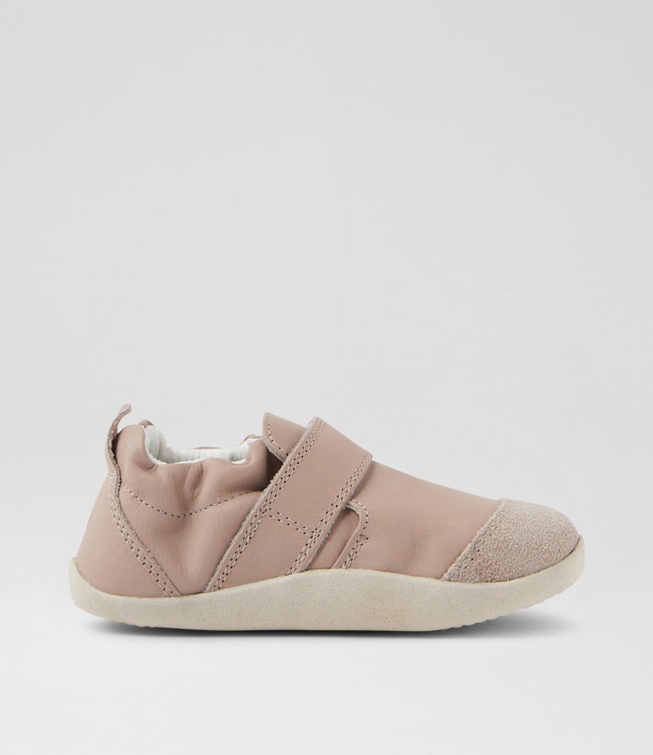 Xp Marvel Infant Taupe Leather Sneakers