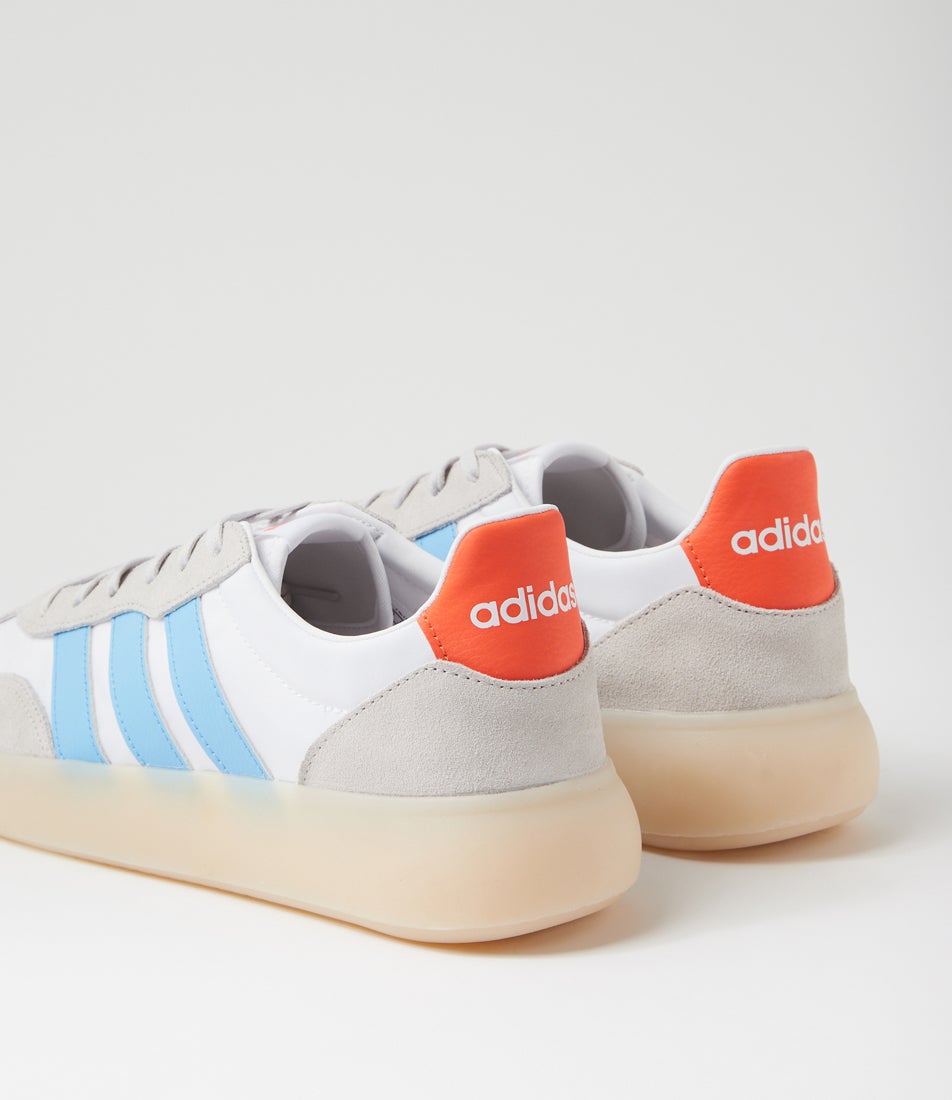 Barreda Decode M White Blue Orange Fabric Sneakers