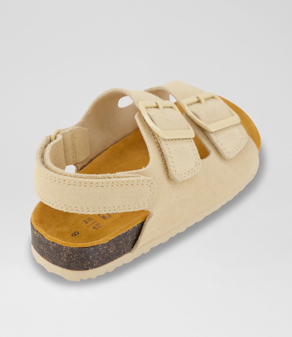 Remy Toddler Wheat Leather Sandals