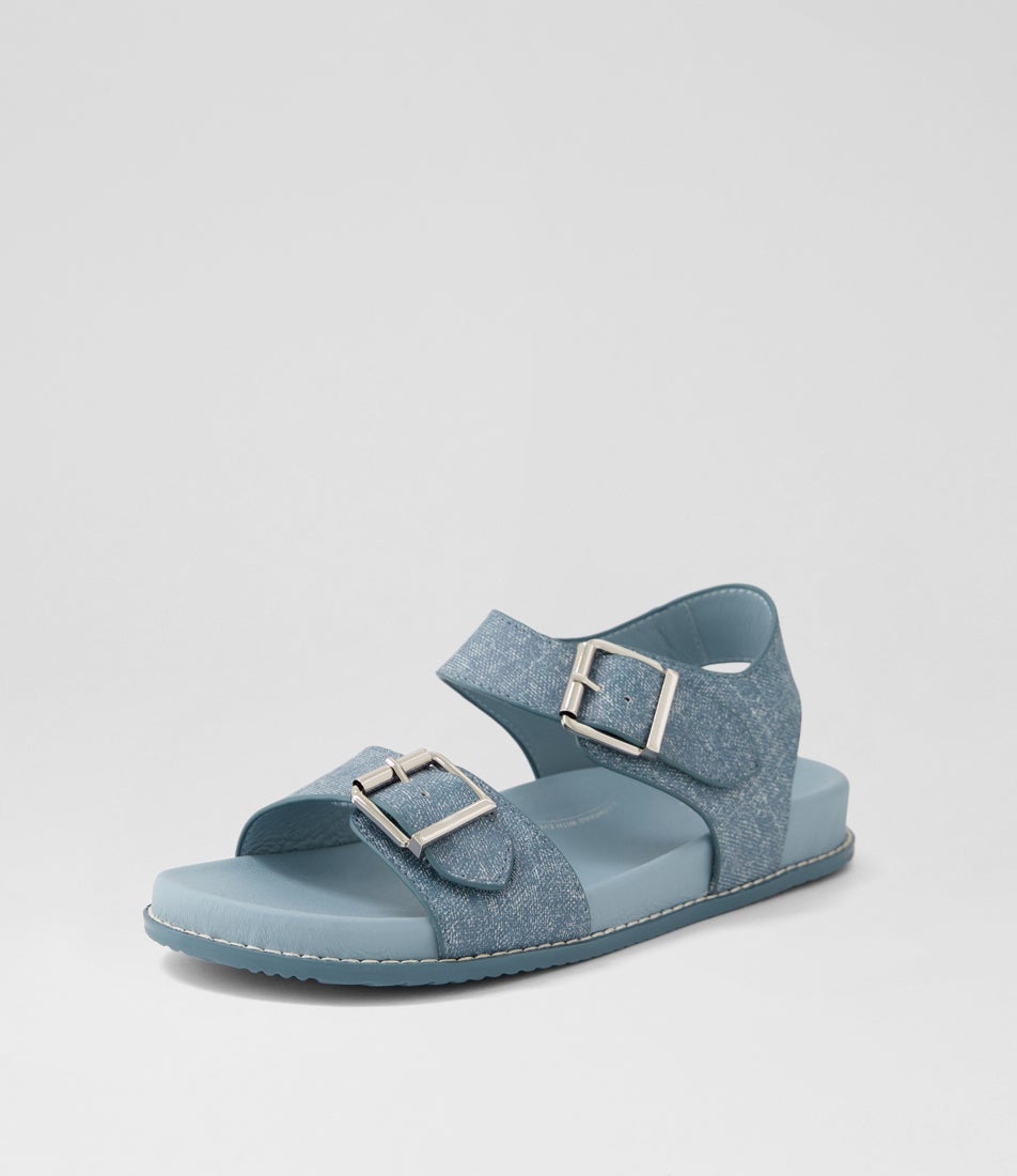 Hastice W Blue Denim Sole Leather Sandals