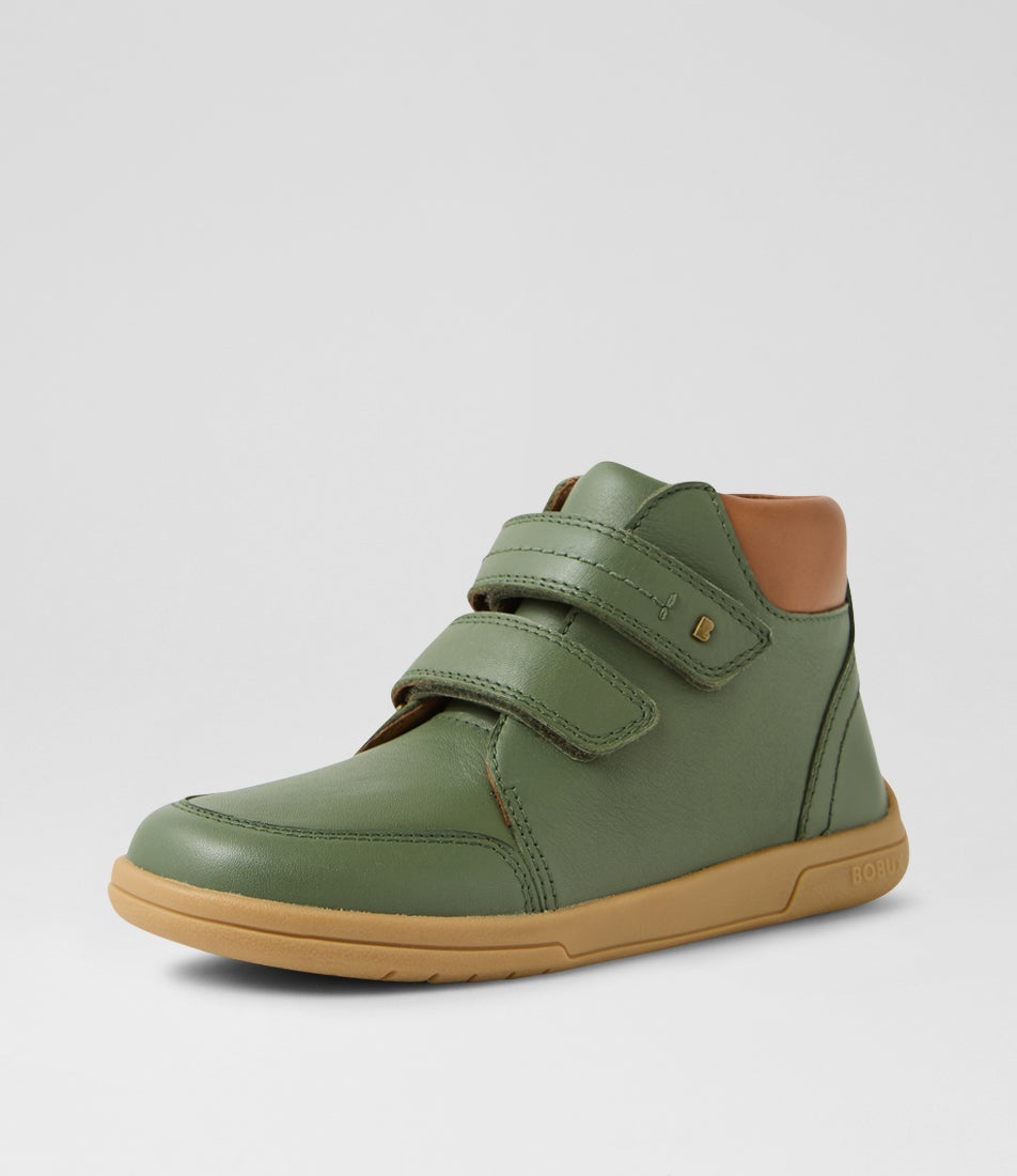 Kp Timber 2 Junior Bronze Green Leather Ankle Boots