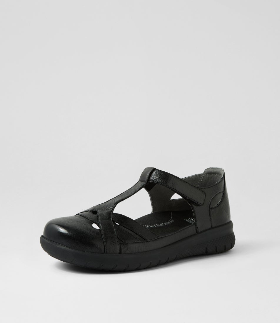 Sinsta Xf Black Leather Sneakers