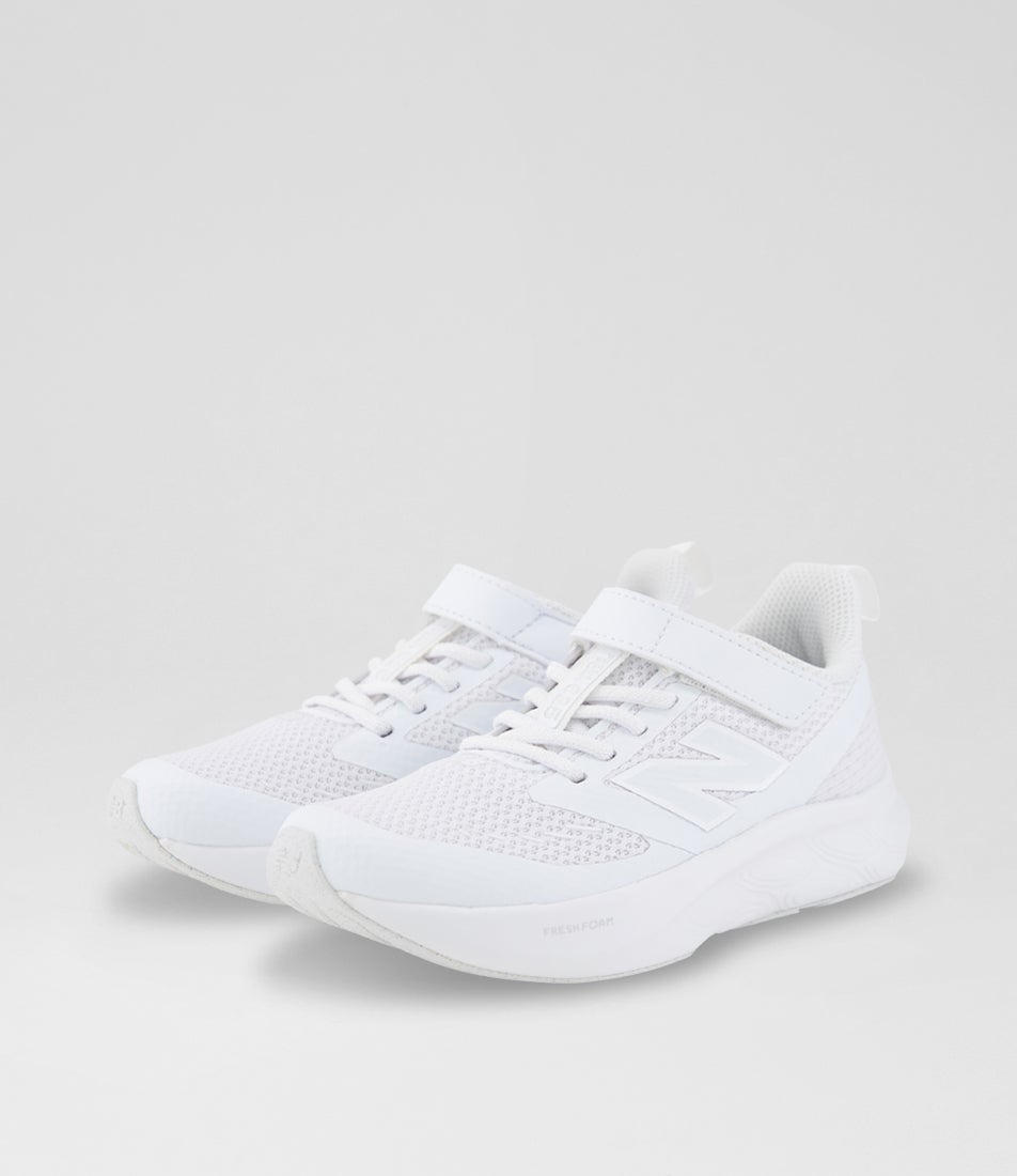 625 Junior White Mesh Sneakers