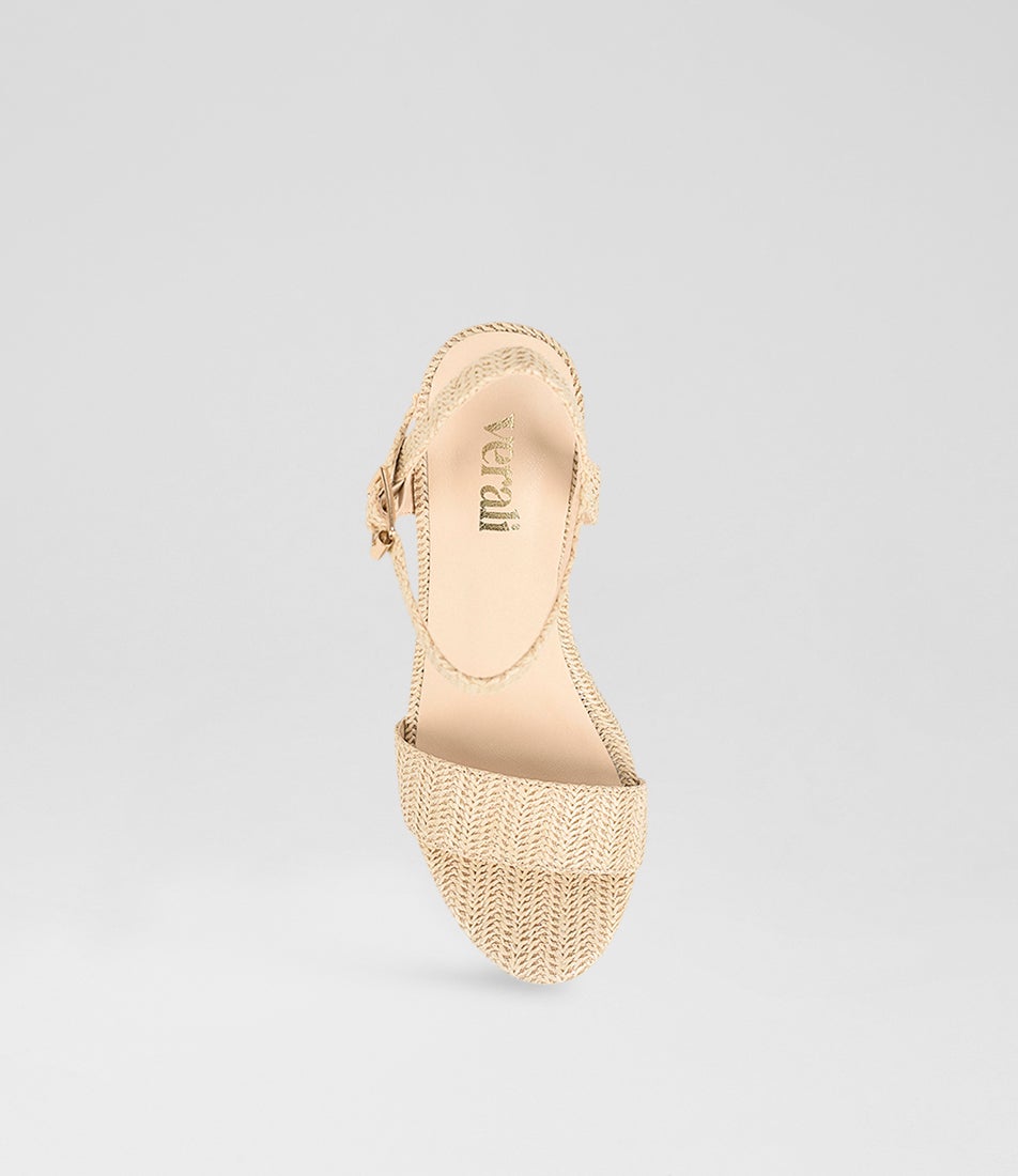 Amaya 2 Natural Raffia Sandals