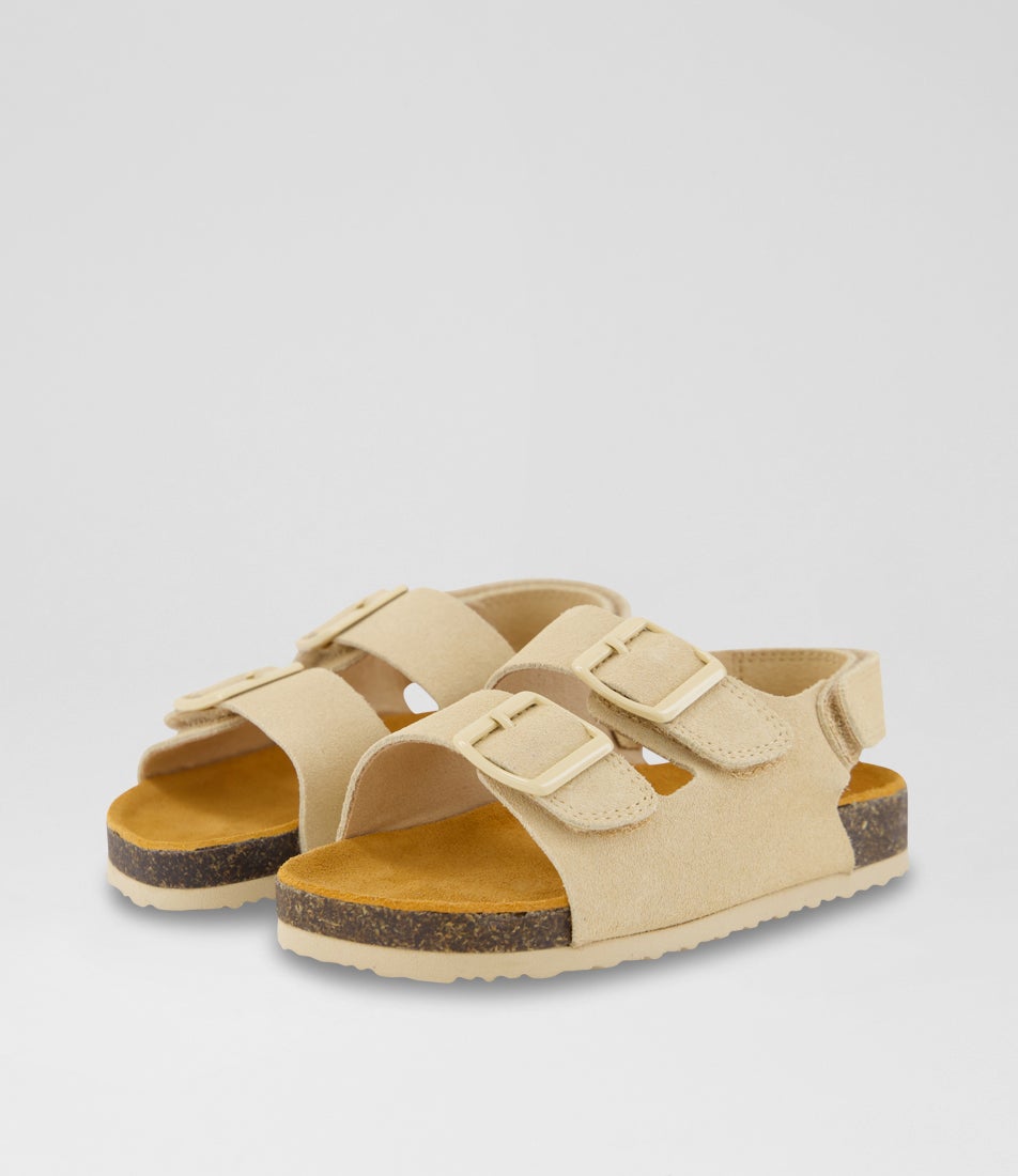 Remy Toddler Wheat Leather Sandals