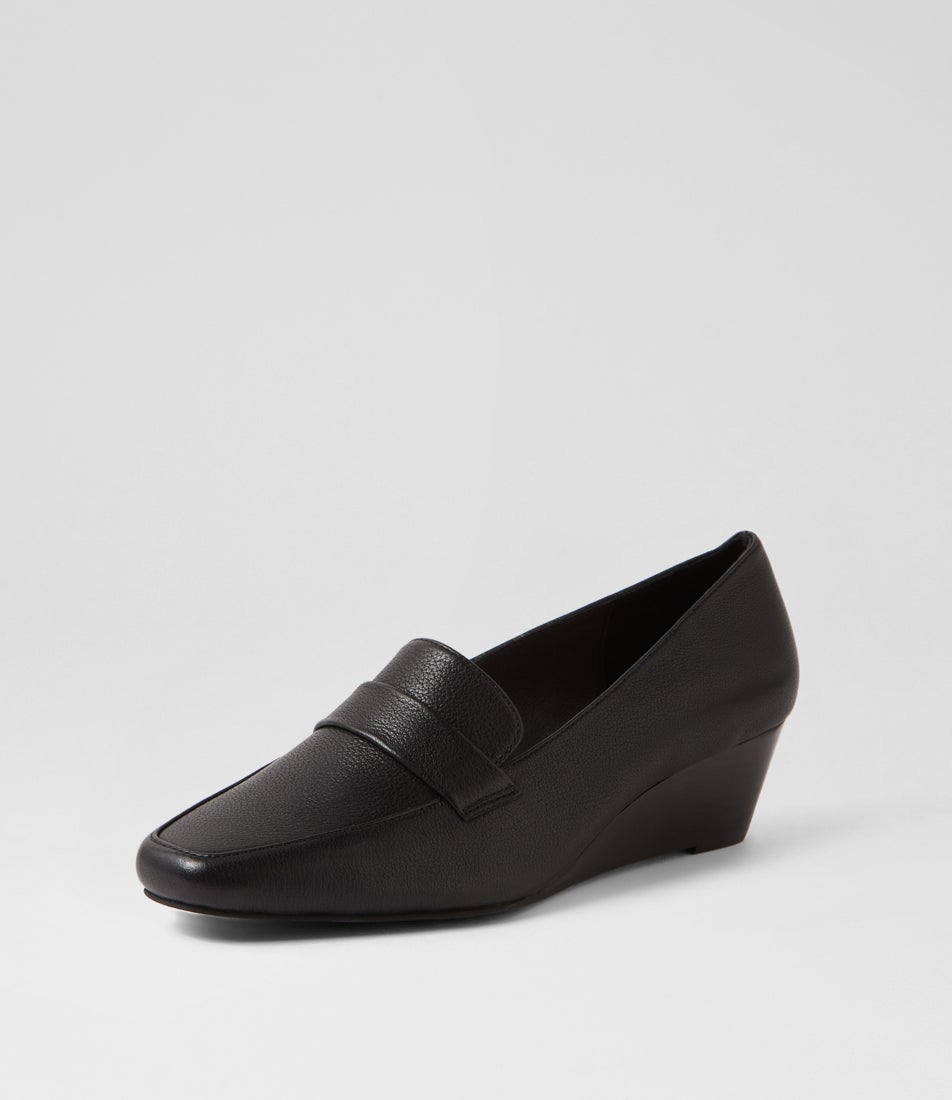 Sisie Black Leather Heels Sisie Black Leather Heels