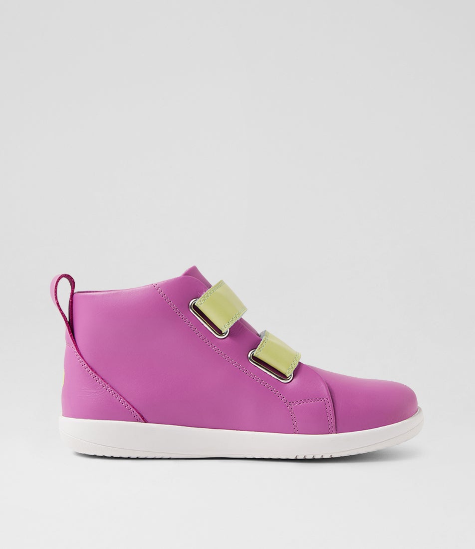 Kp Grass Court High Junior Orchid Leather Ankle Boots