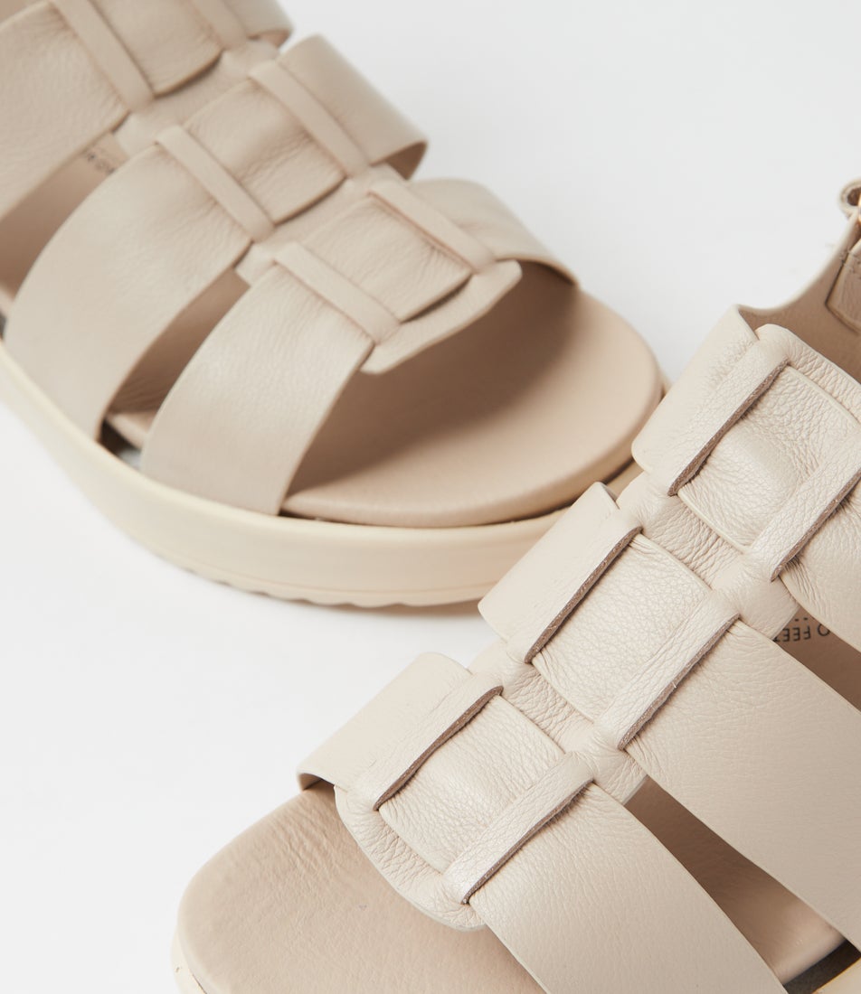 Sobu Xw Vanilla Leather Sandals