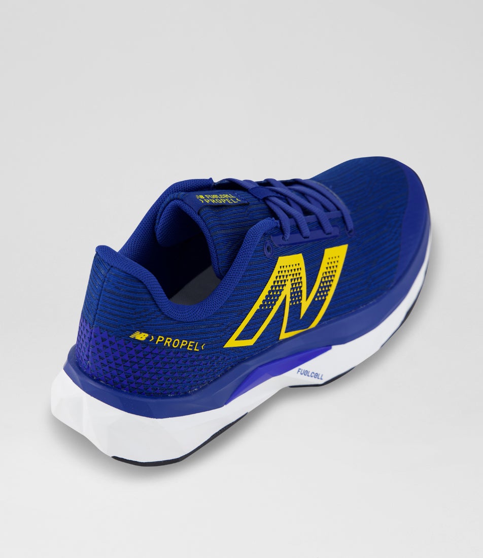 Propel Youth Blue Yellow Mesh Sneakers