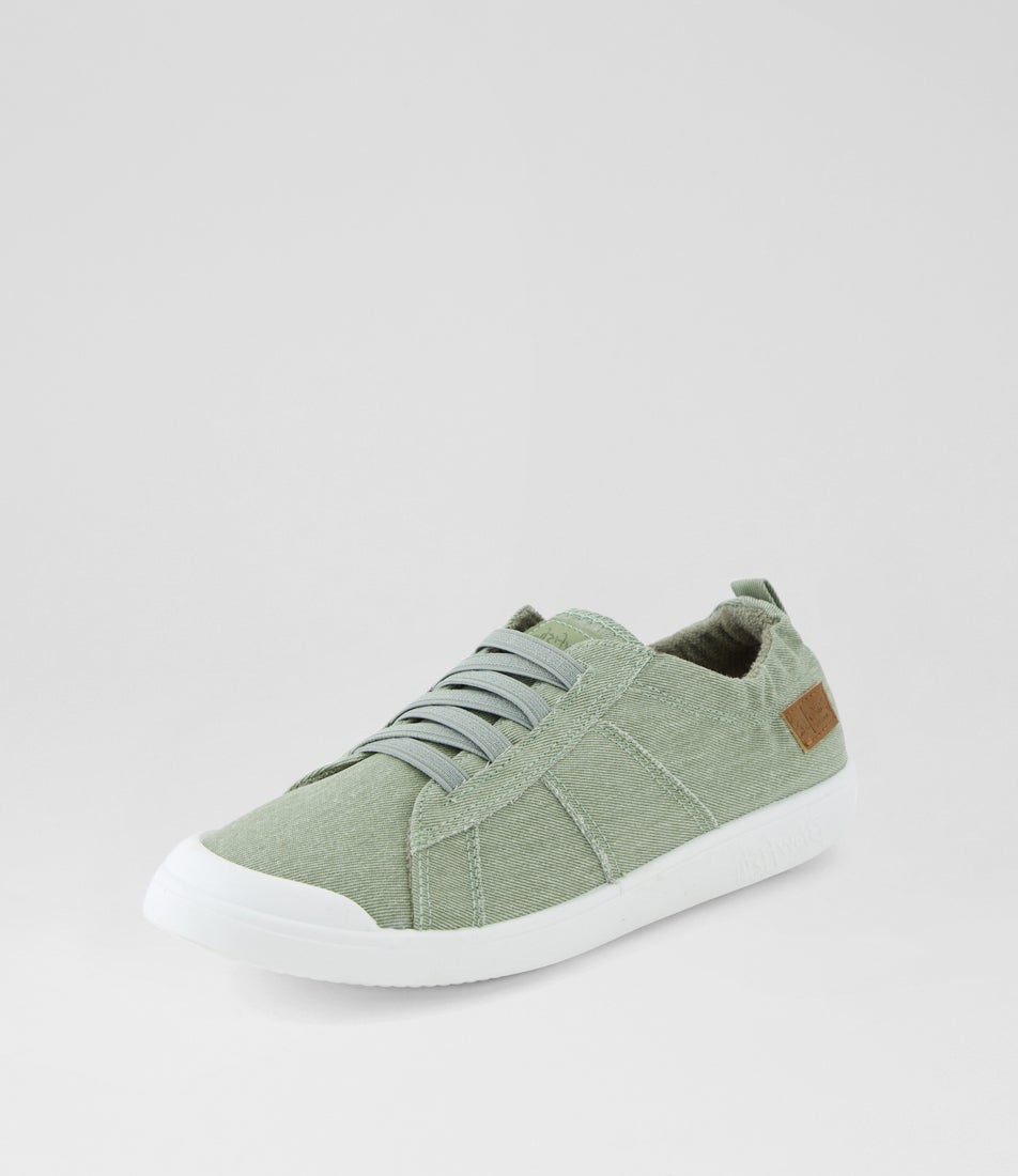 Vex Pistachio Fabric Sneakers