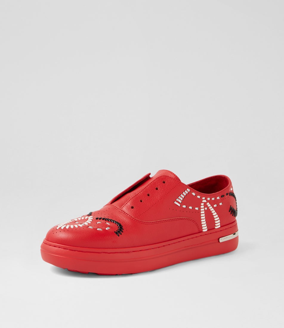 Waylows Red Multi Sneakers