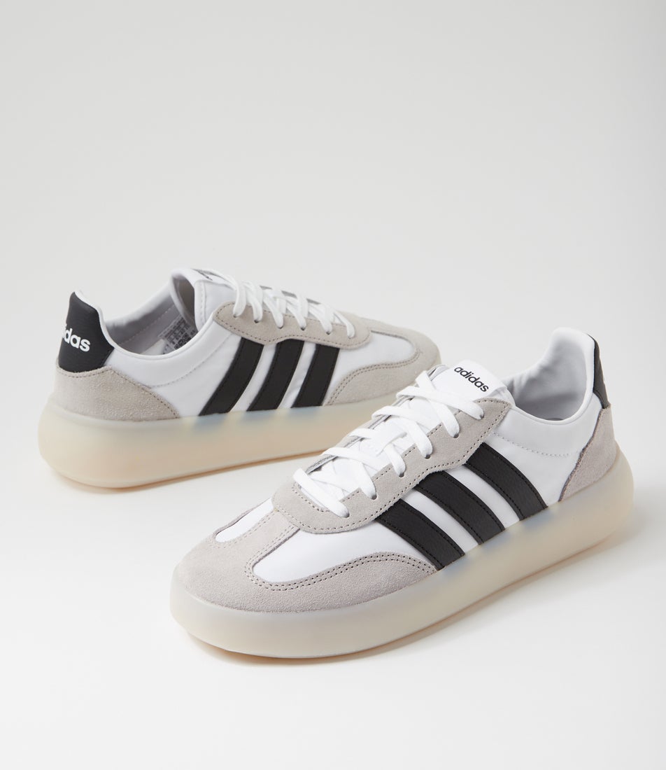Barreda Decode W White Core Black Grey Fabric Sneakers