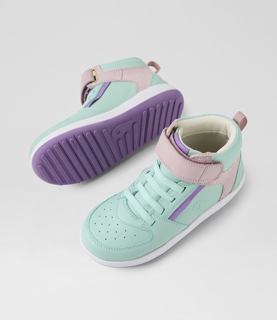 Kp Topspin Junior Fresh Mint Leather Ankle Boots