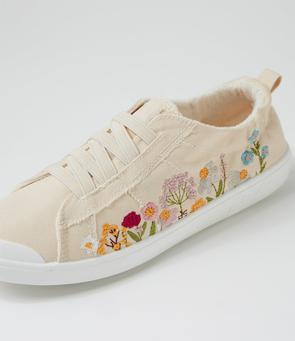 Vex Sun Cream Canvas Sneakers Vex Sun Cream Canvas Sneakers