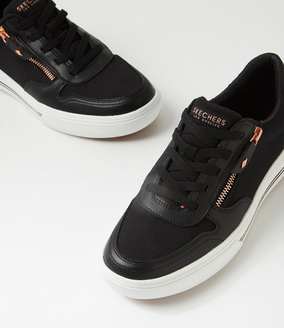 Arch Fit Arcade On The Fly Black Smooth Sneakers Arch Fit Arcade On The Fly Black Smooth Sneakers