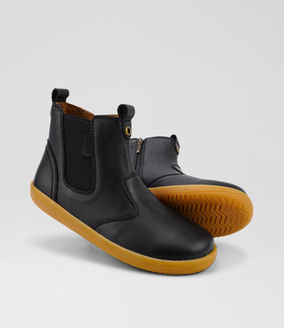 Kp Jodhpur Junior Black Leather Chelsea Boots