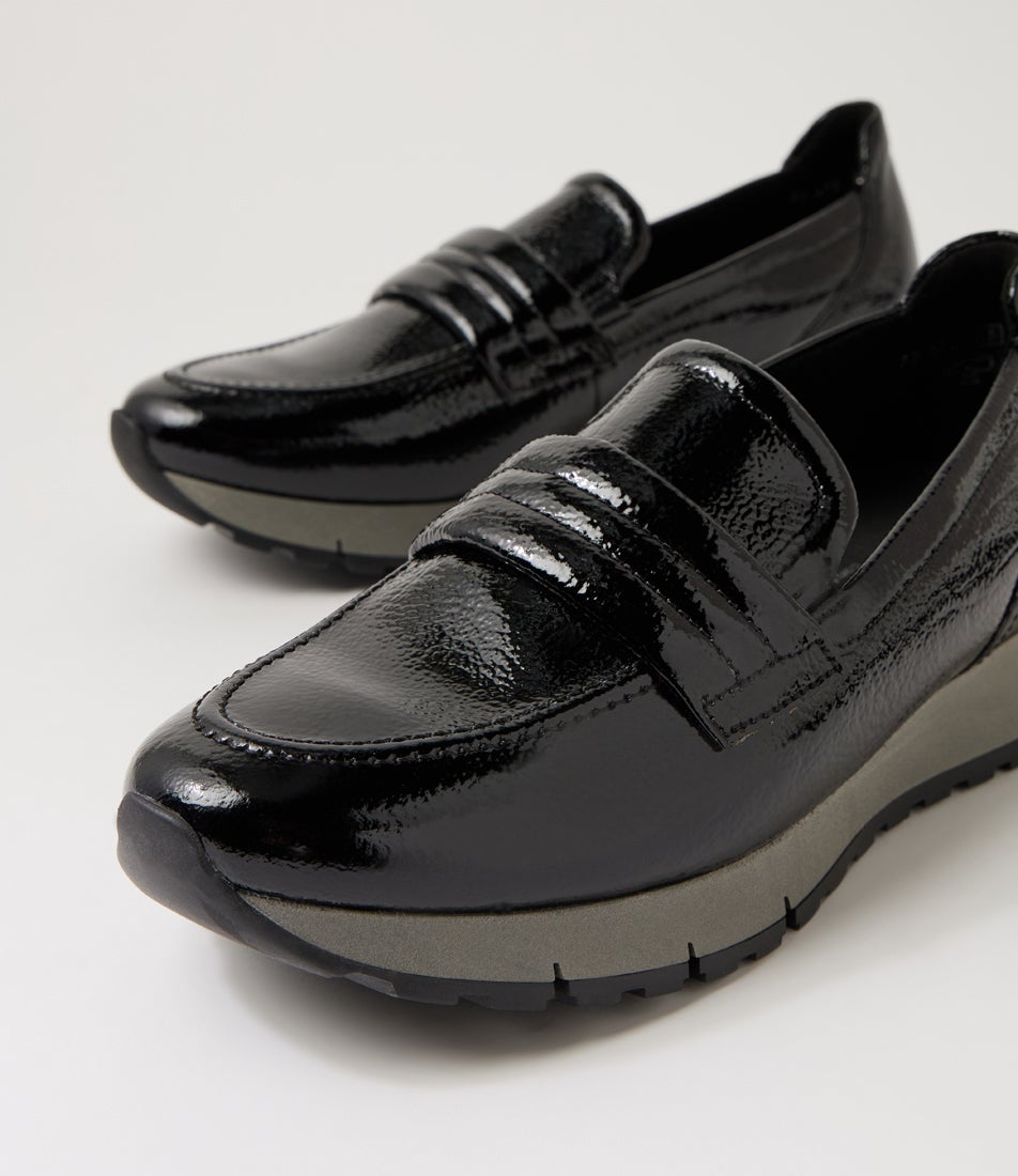 Katrin Schwarz Patent Leather Loafers