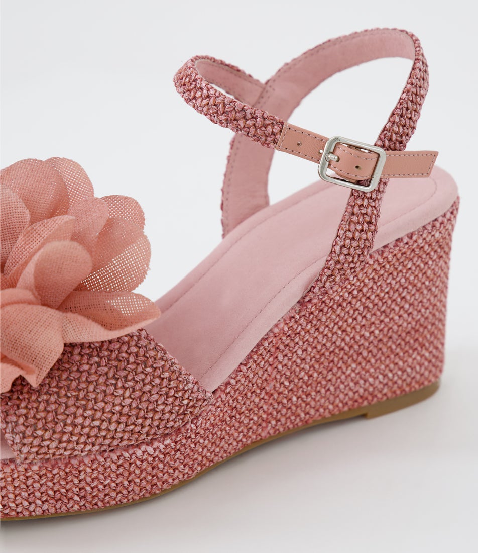 Clove Rose Fabric Sandals