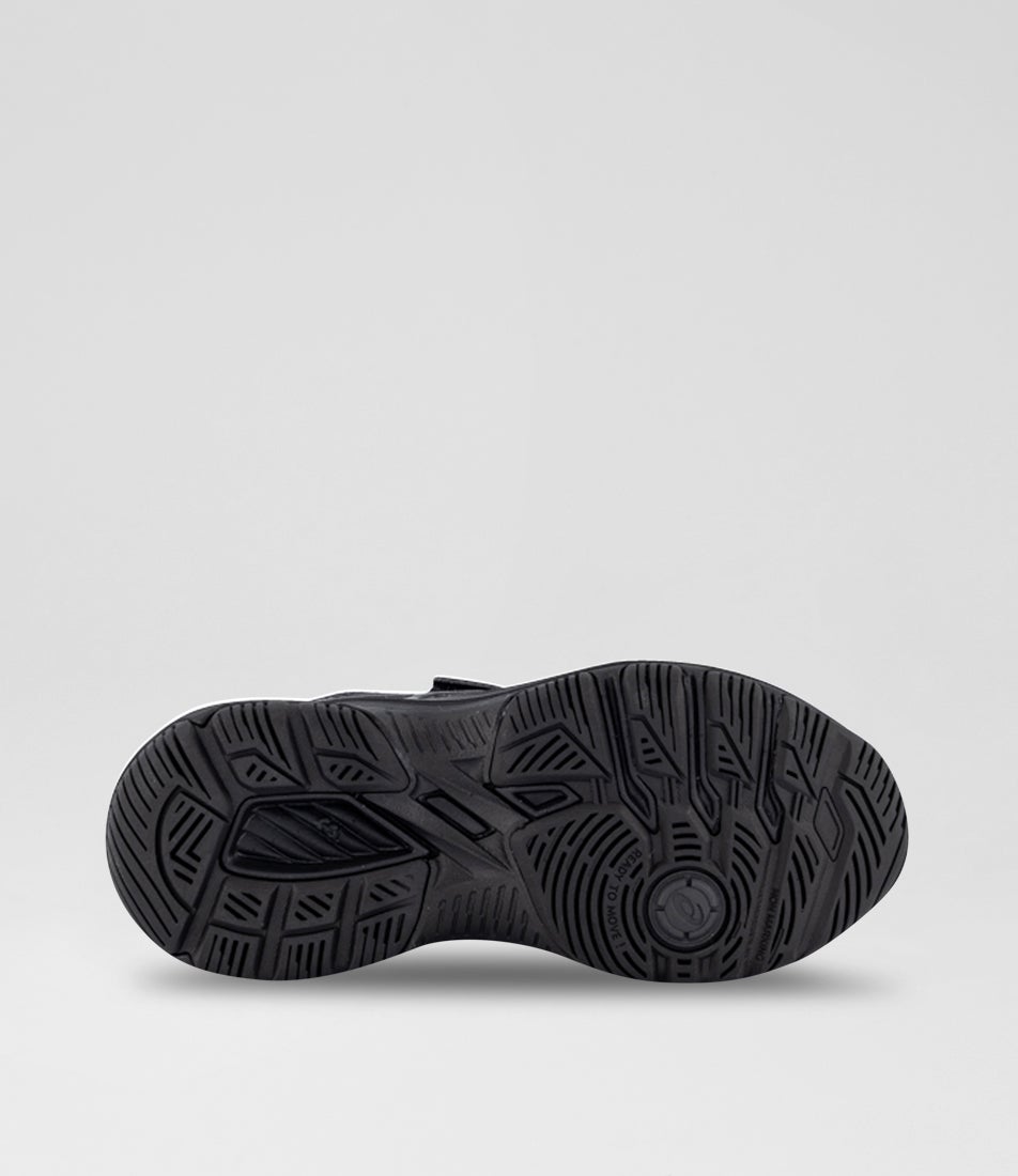 Gel 550 Junior Black Mesh Sneakers