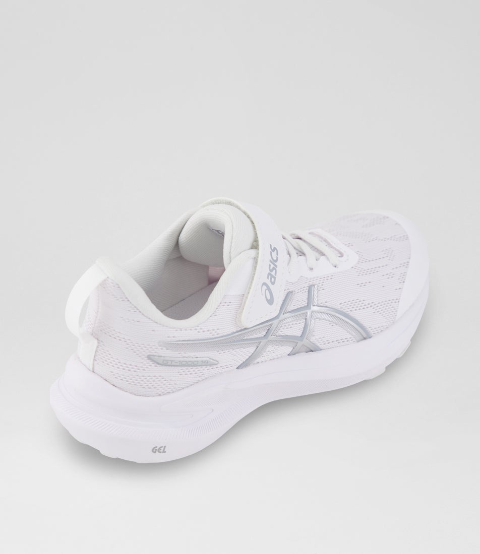Gt-1000 14 Junior White Piedmont Grey Mesh Sneakers