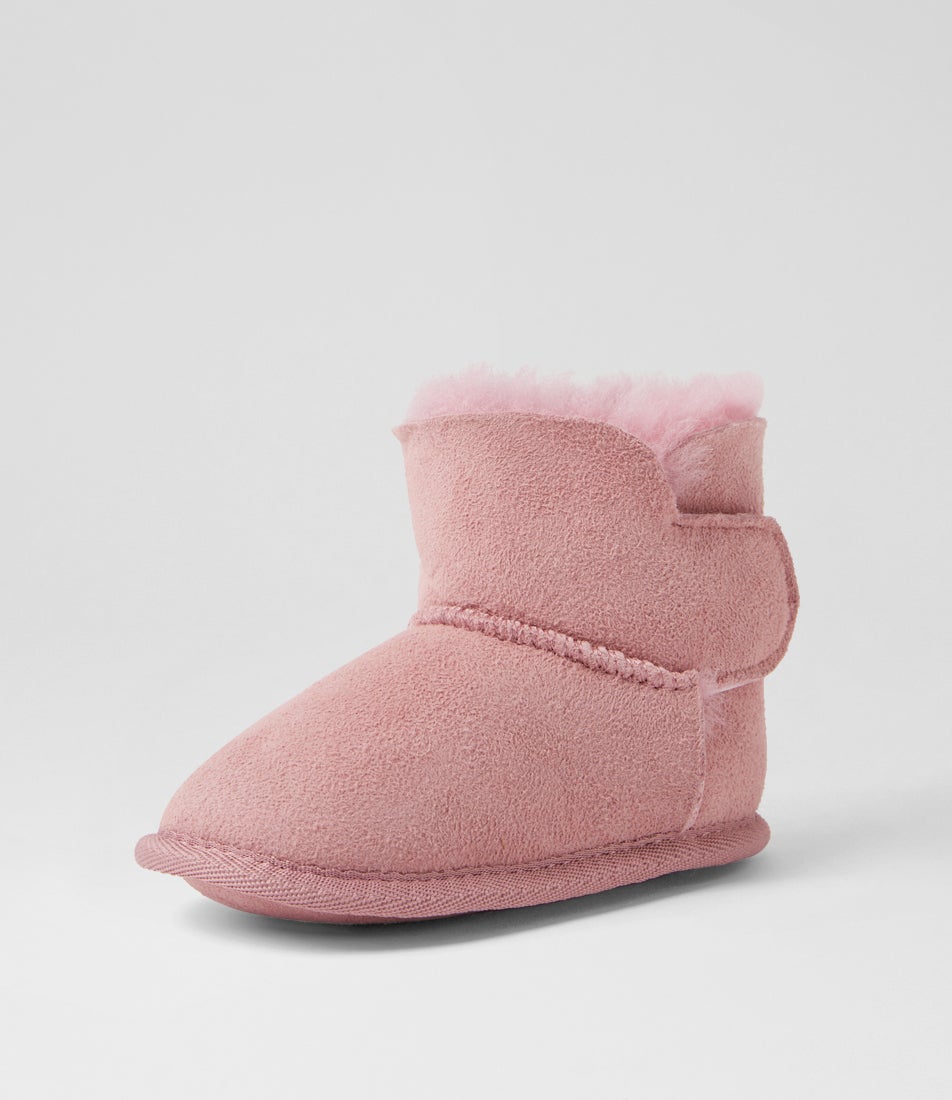 Platinum Baby Bootie Infant Orchid Pink Suede Ankle Boots