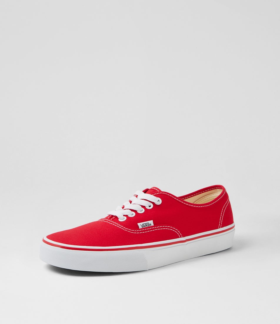 Authentic W Red Canvas Sneakers Authentic W Red Canvas Sneakers