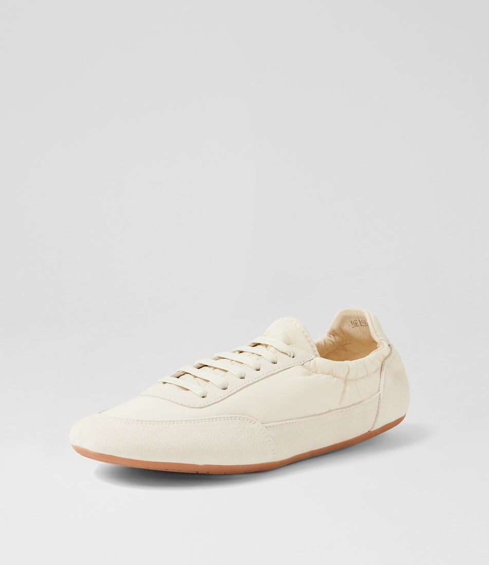 Brisk Vanilla Suede Fabric Sneakers
