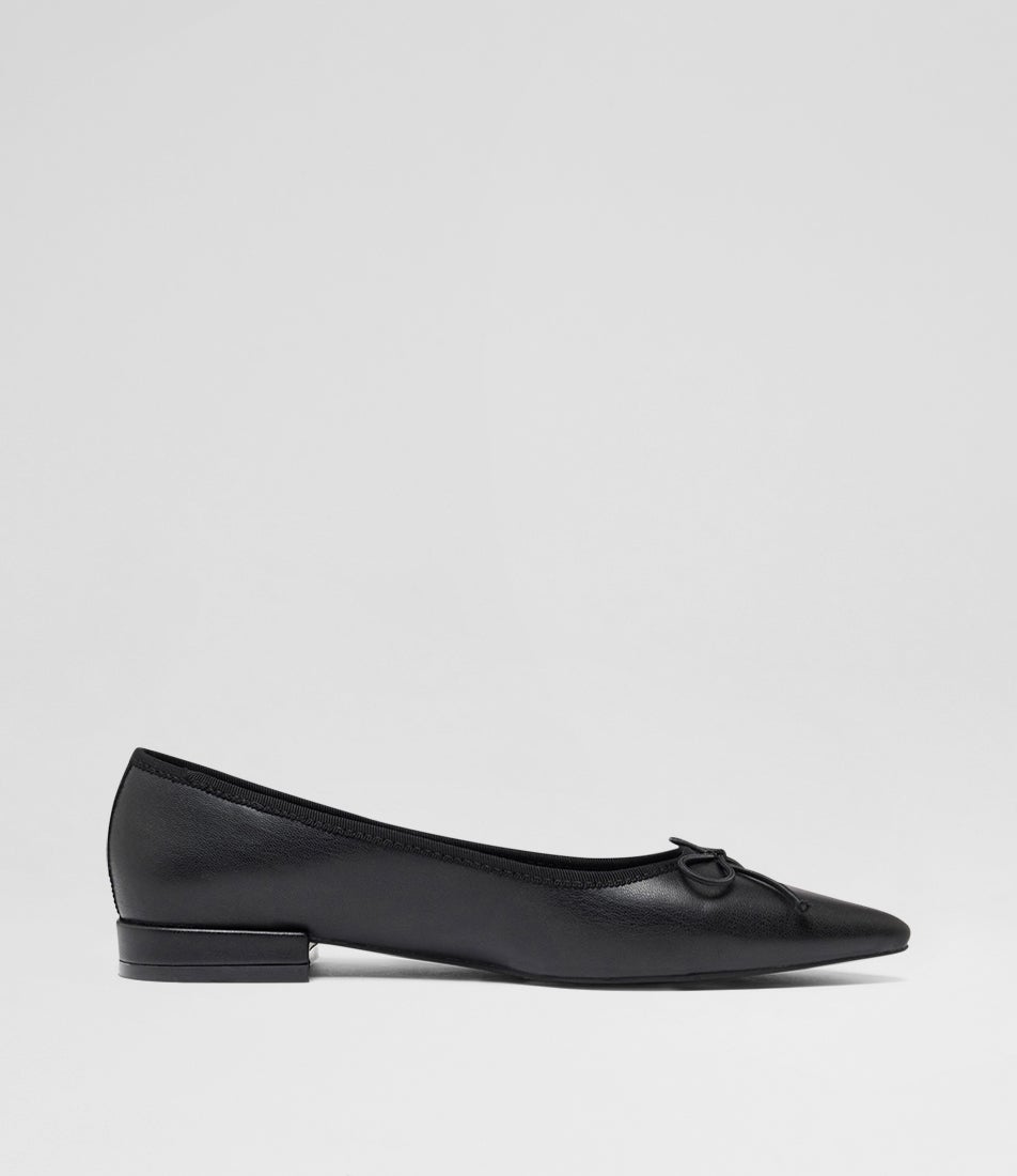 Yasmina Black Ballet Flats
