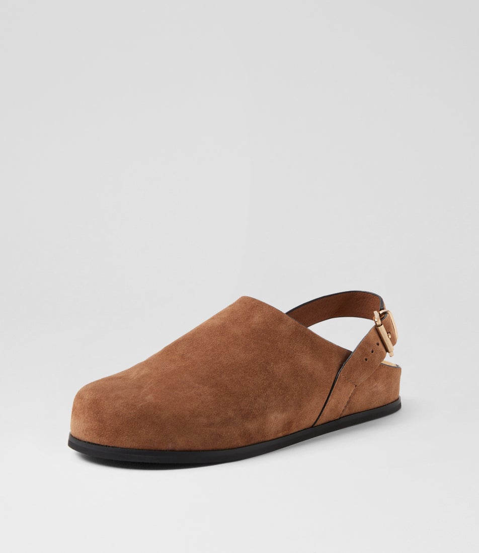 Vumina Peanut Suede Flat Shoes