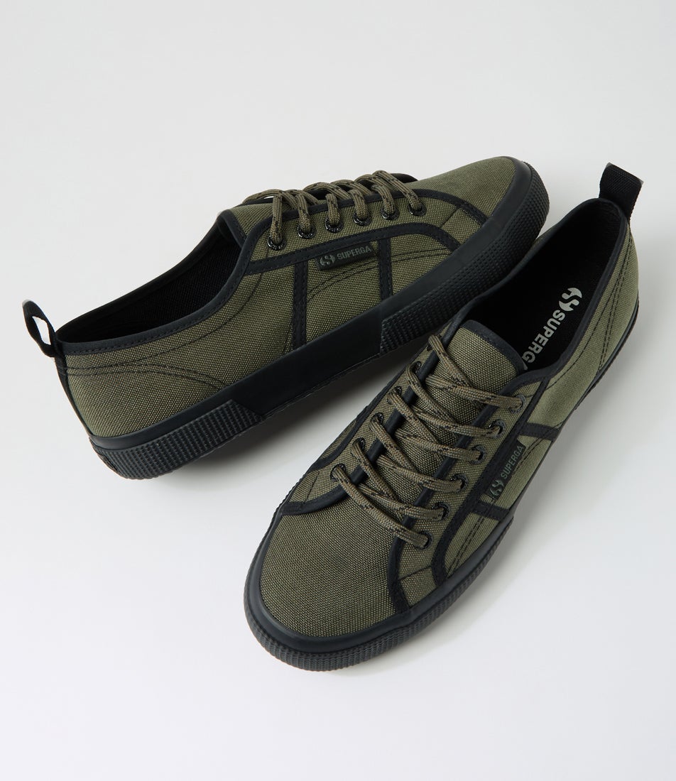 2750 Og Green Sherwood Black Canvas Sneakers 2750 Og Green Sherwood Black Canvas Sneakers