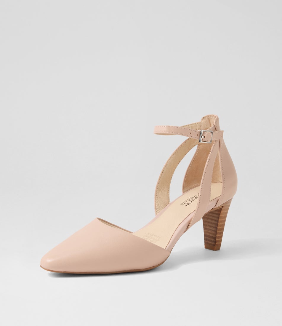 Miriams Nude Leather Heels