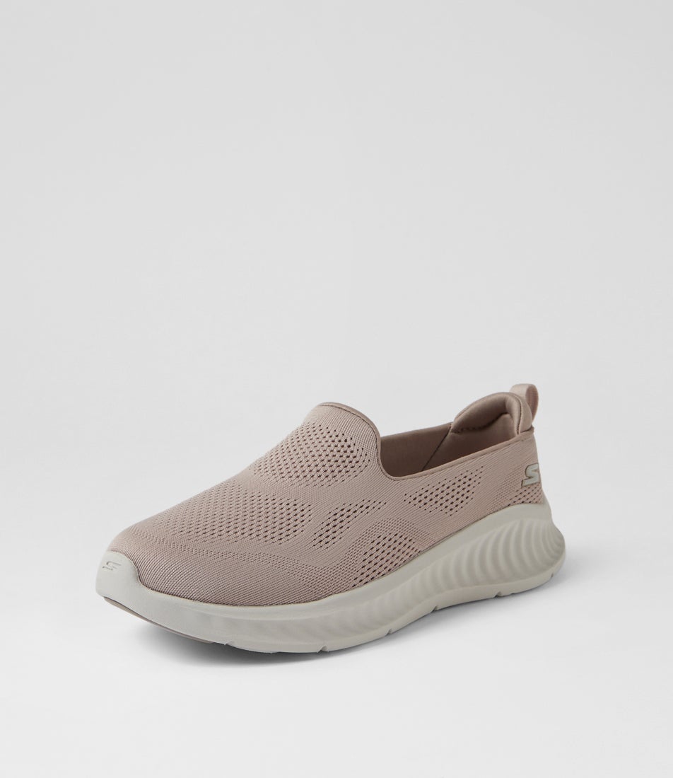 Go Walk Now Taupe Mesh Sneakers
