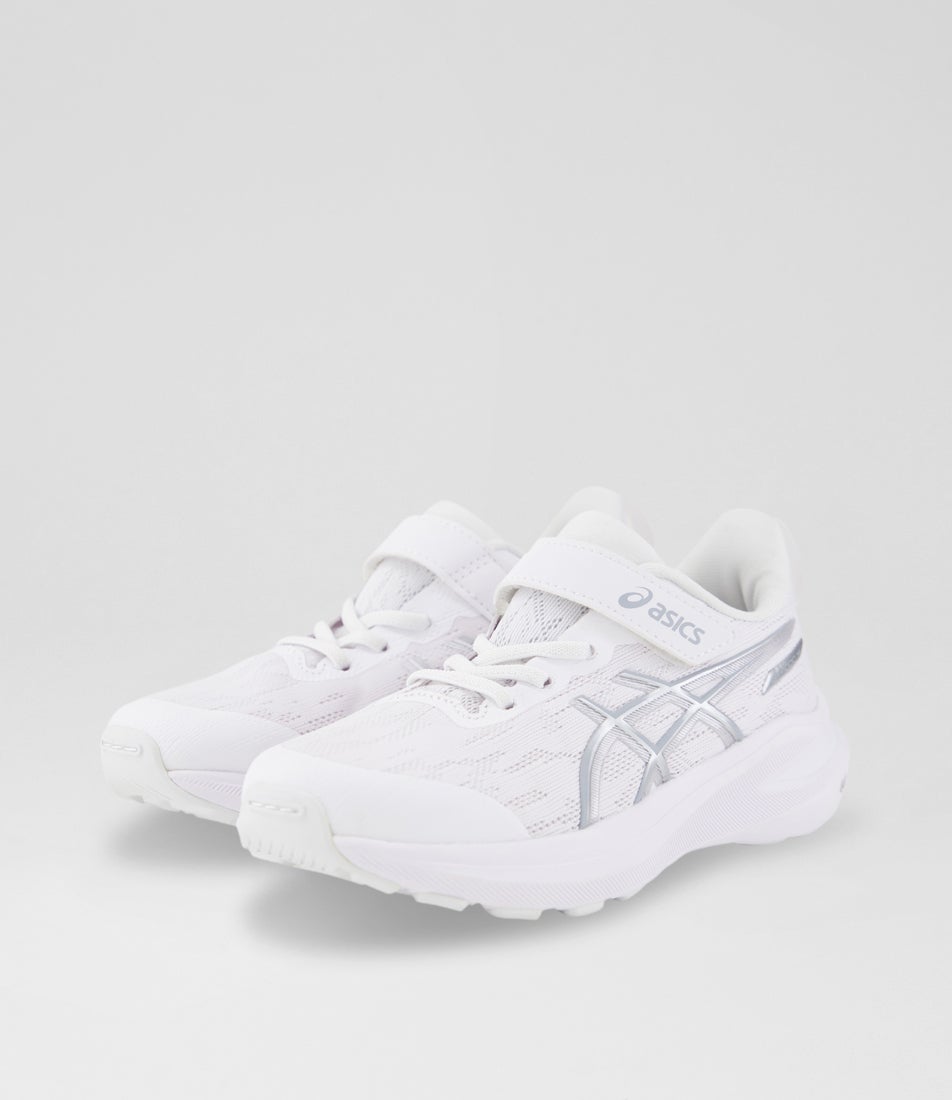 Gt-1000 14 Junior White Piedmont Grey Mesh Sneakers