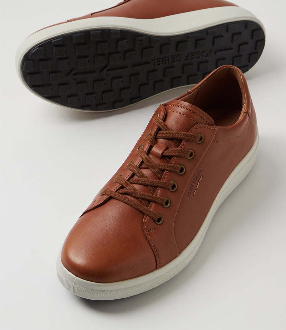 Maddox 05 Cognac Leather Sneakers