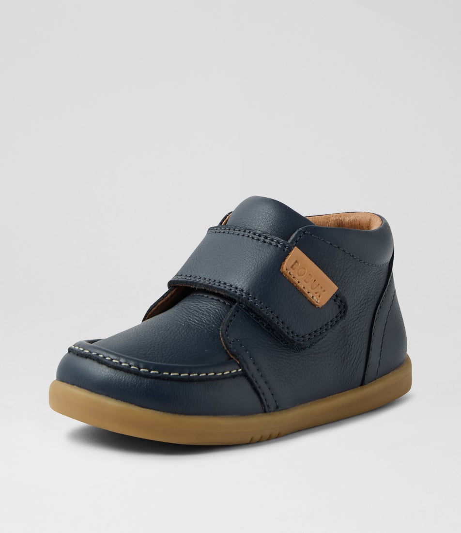 Iw Grover Toddler Navy Leather Ankle Boots