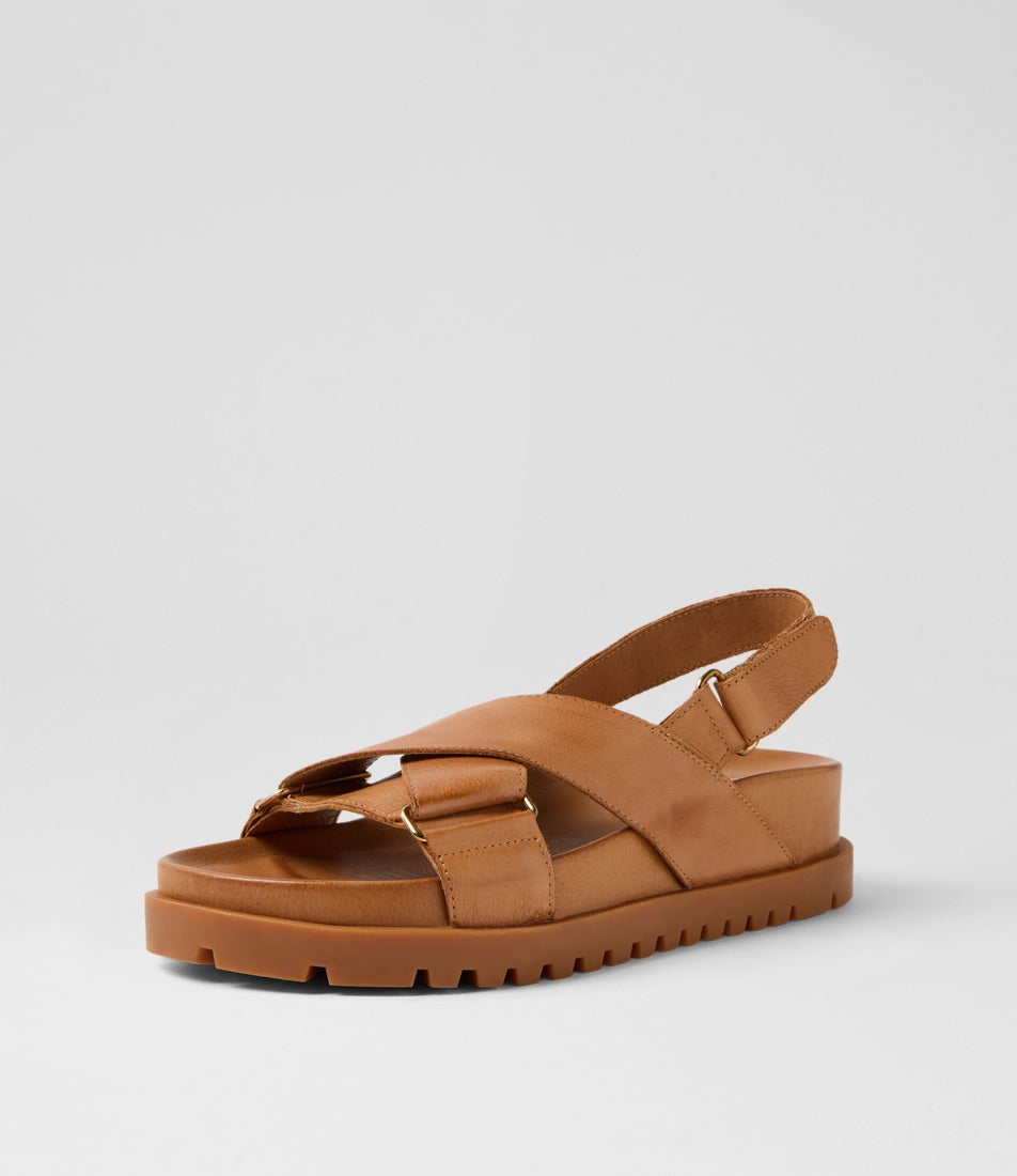 Umar Tan Leather Sandals