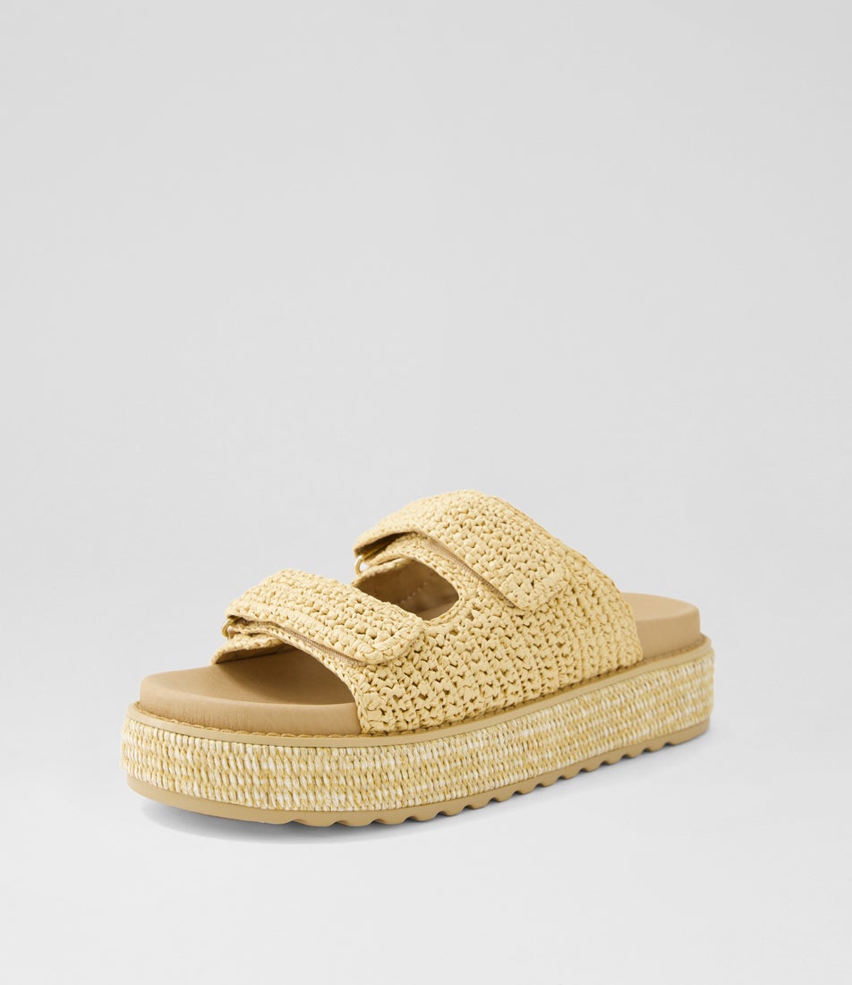 Boneeta Natural Woven Sandals