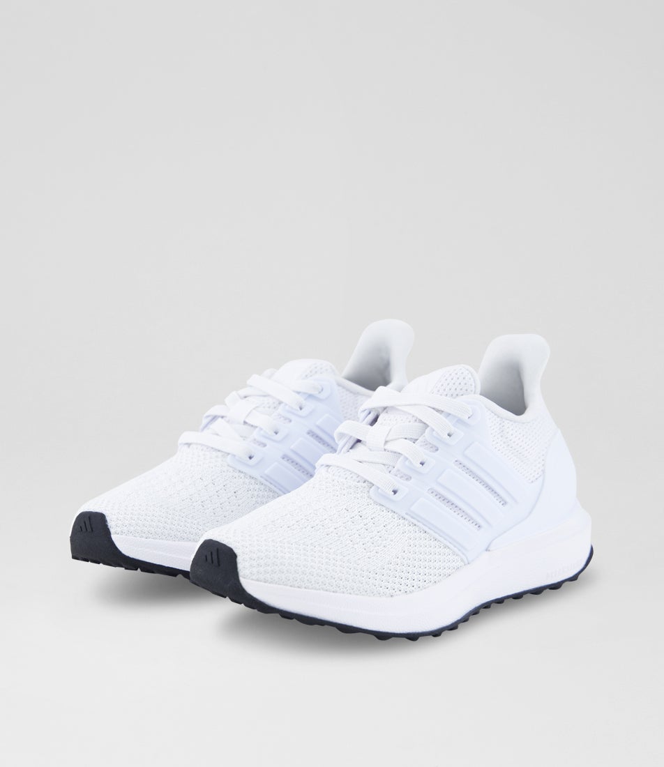 Ultradream Junior White Black Fabric Sneakers