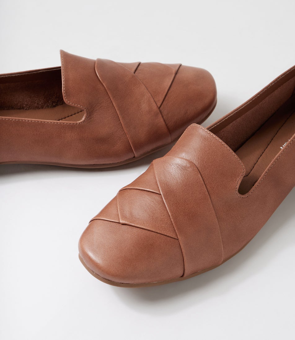 Tilony Coco Leather Flat Shoes