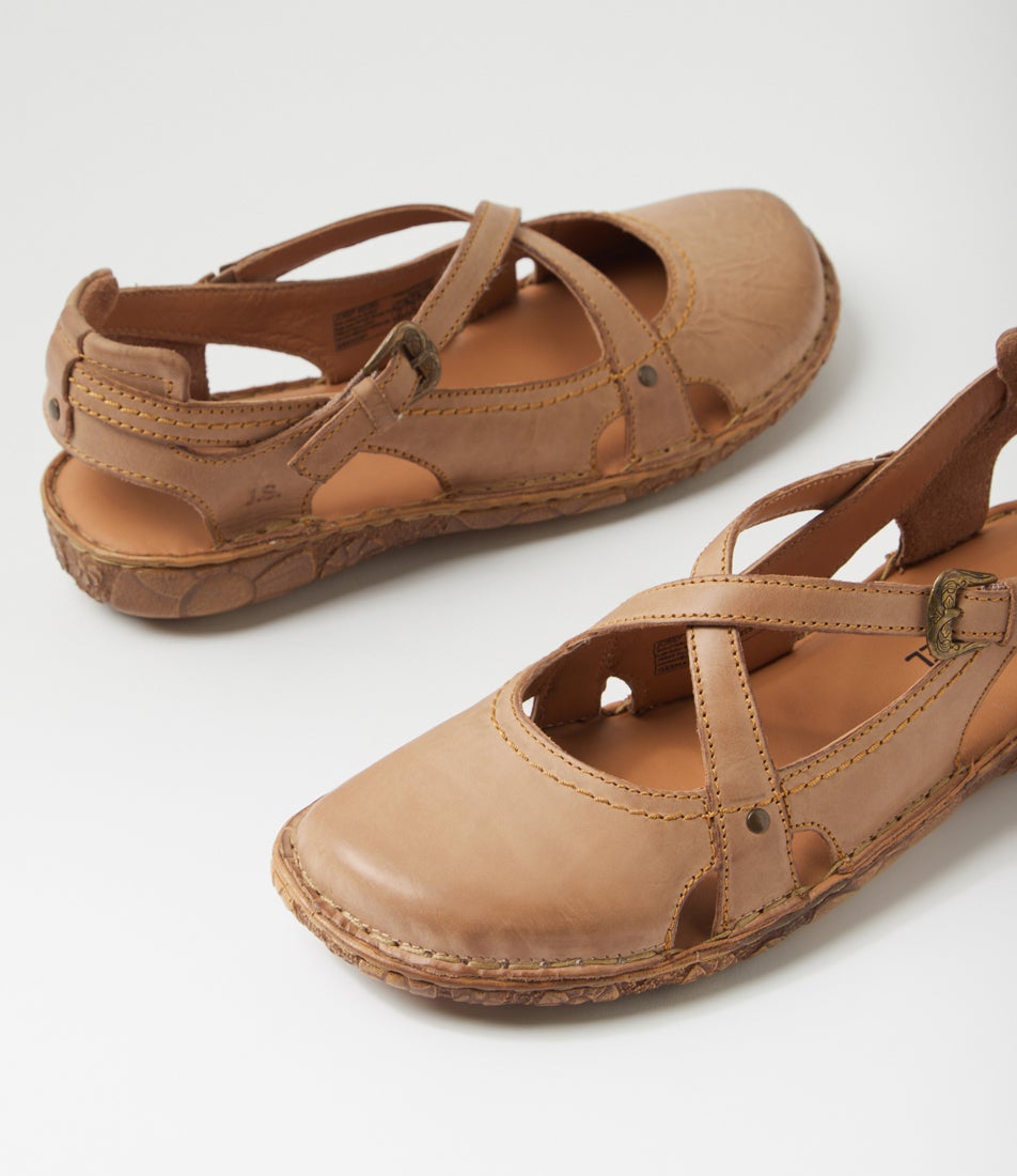 Rosalie 13 Natur Leather Flat Shoes