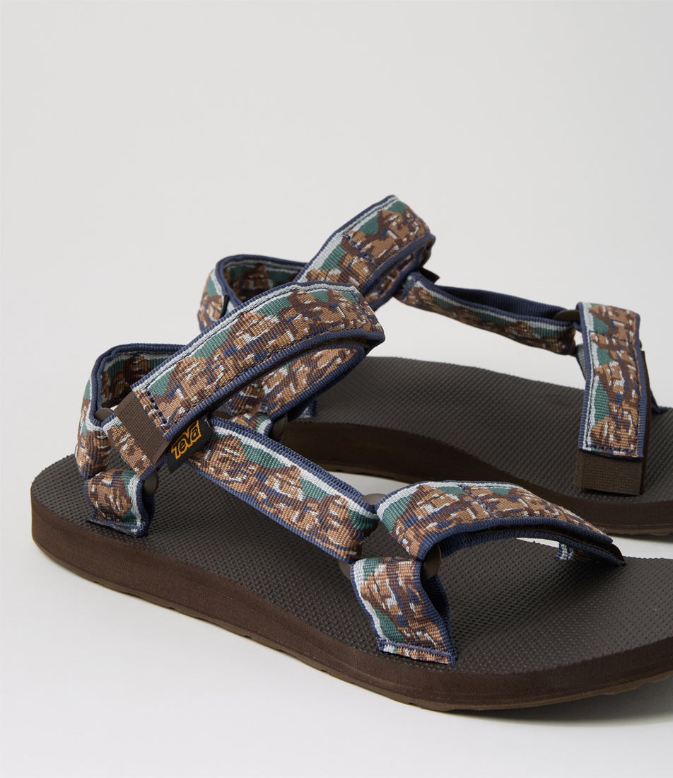 M Original Universal Desert Mosaic Chocolate Fabric Sandals