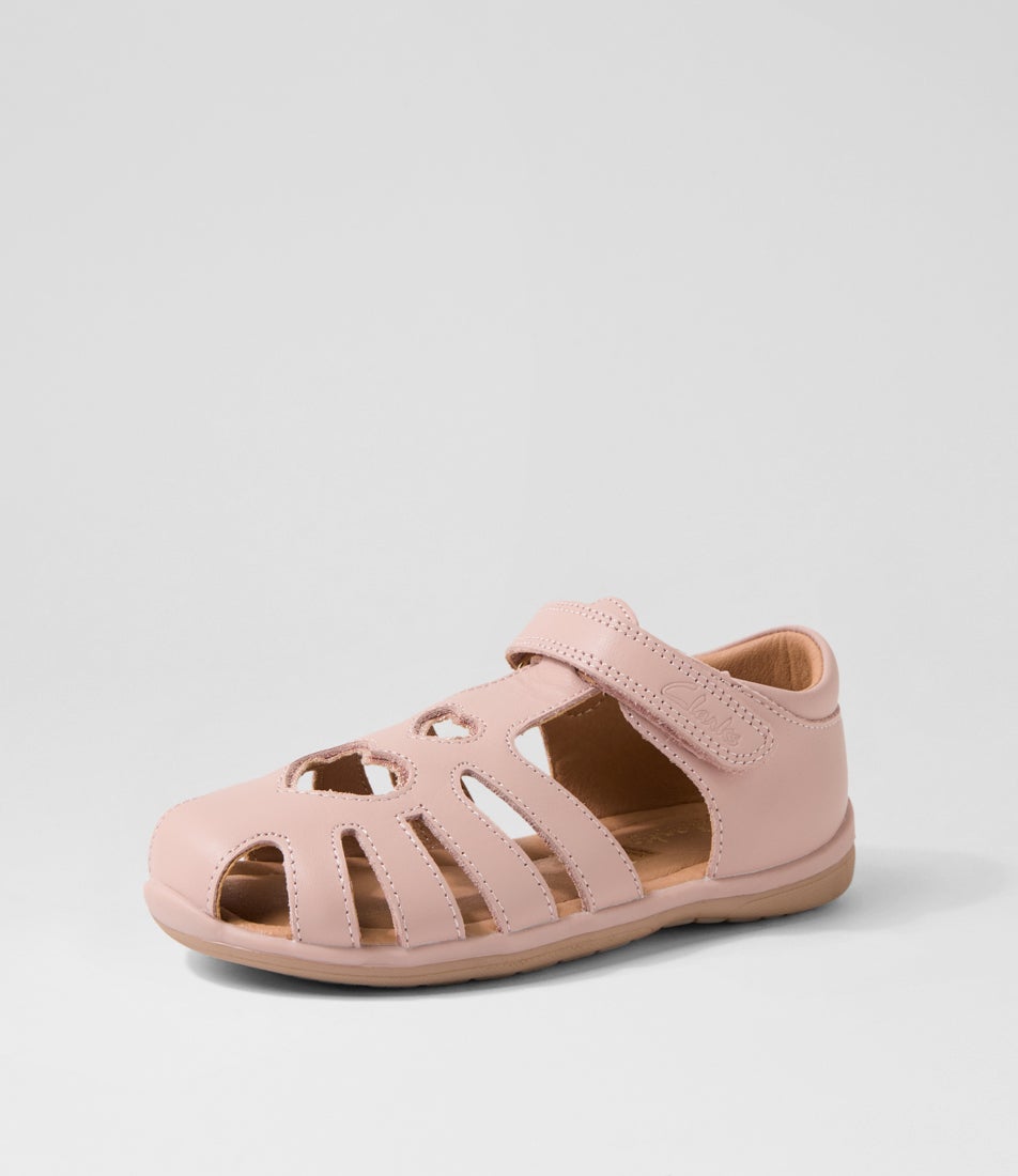 Melody Toddler Rose Leather Sandals