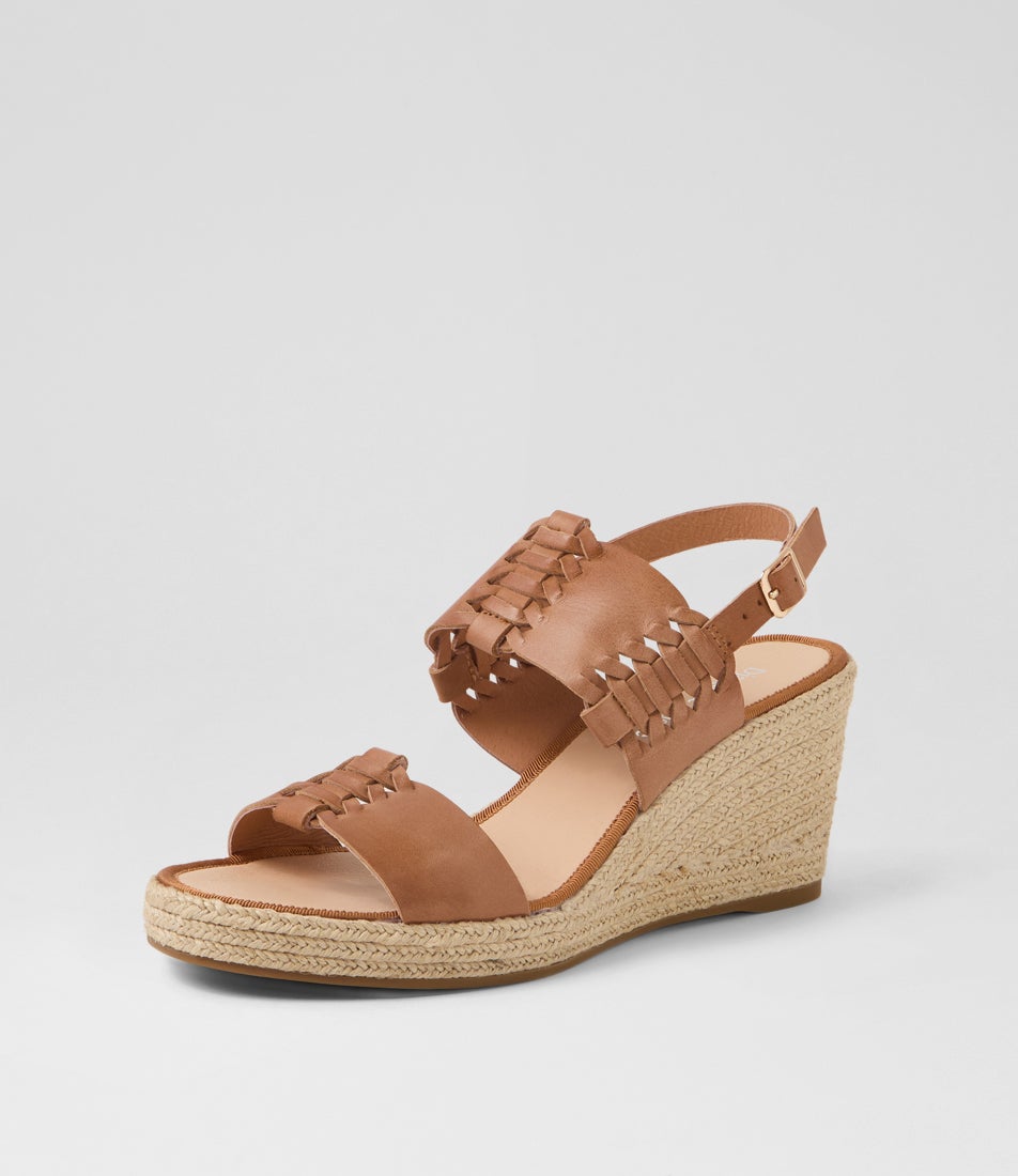 Plover Tan Natural Rope Leather Sandals