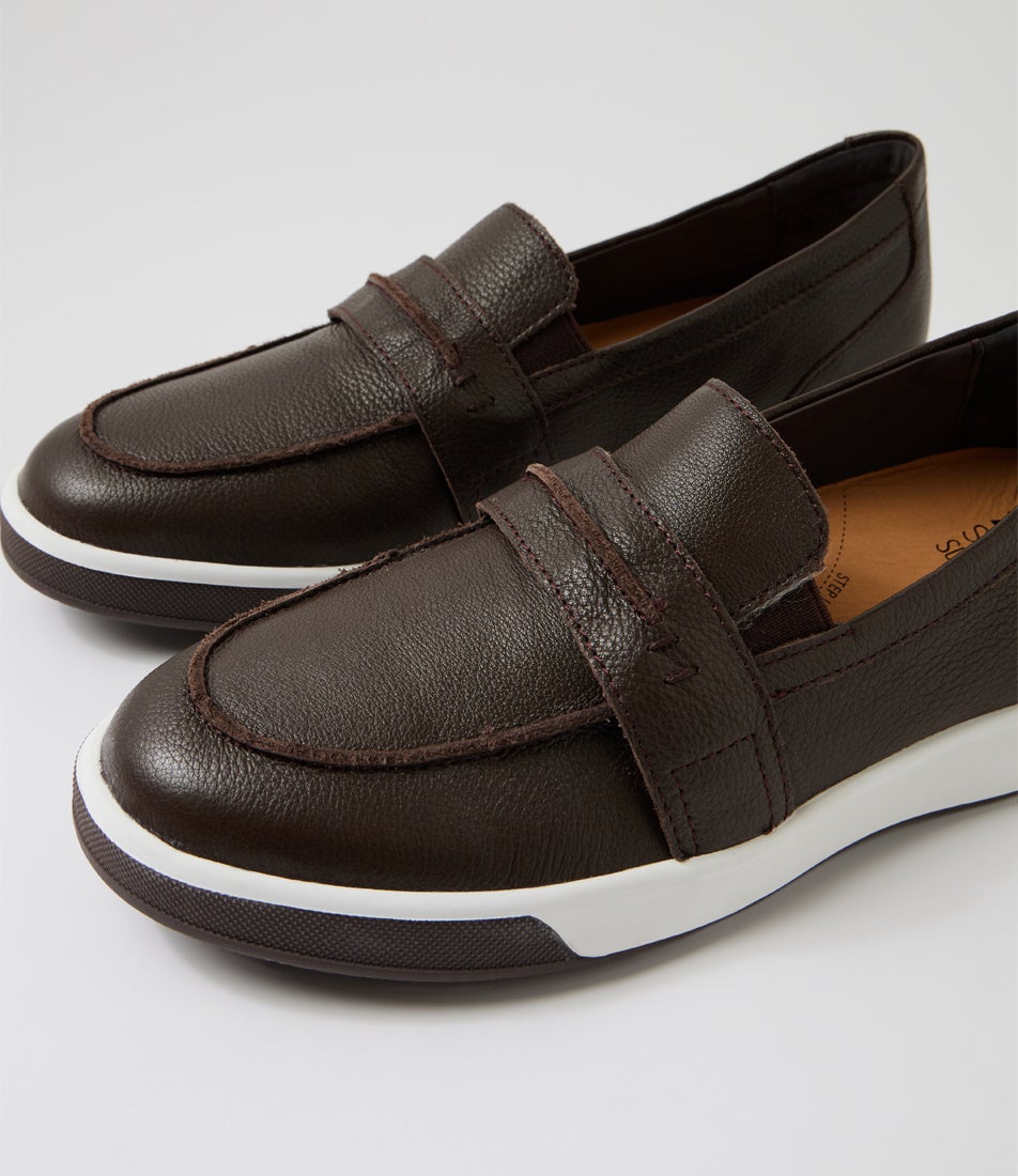 Aindrea Xf Choc Leather Loafers