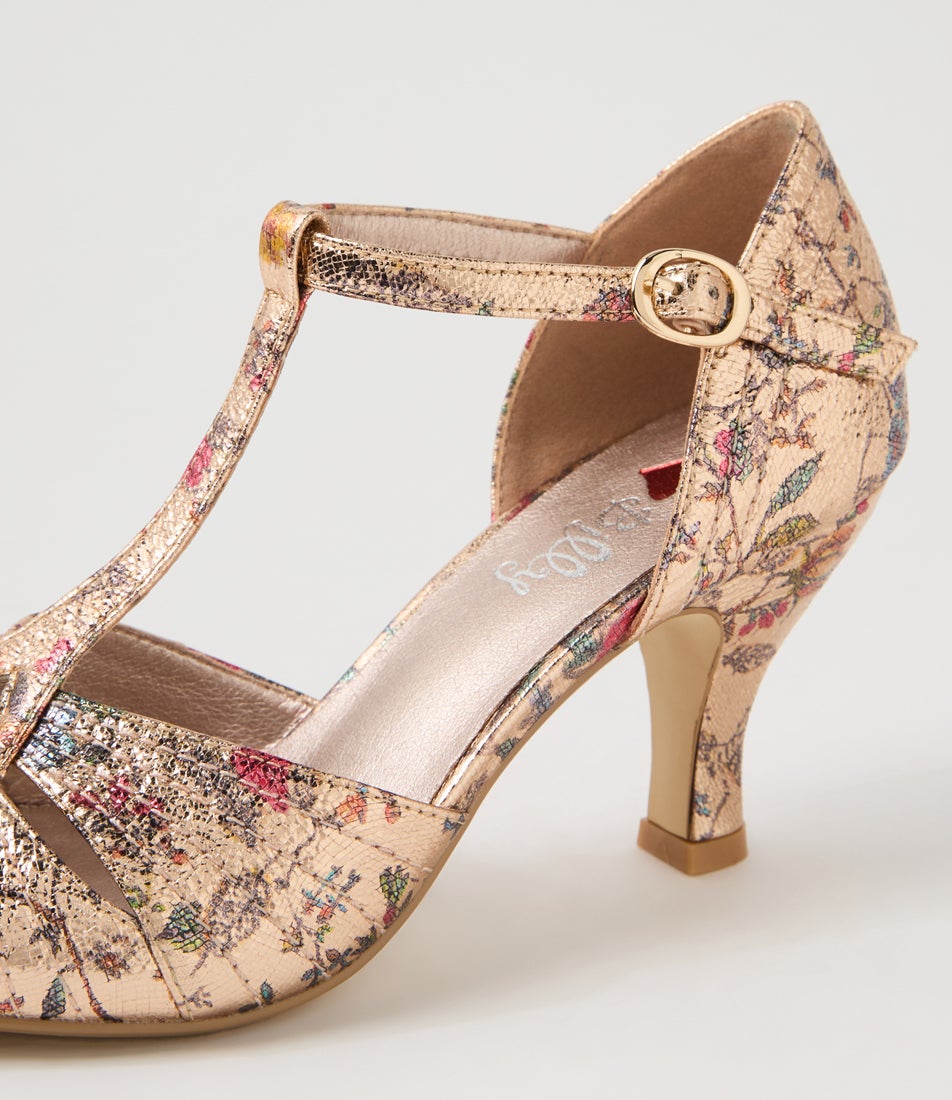Mildan Rose Gold Crush Heels