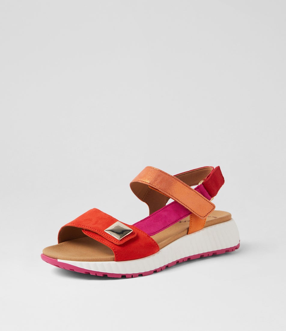 Cove Pumpkin Kombi Leather Sandals