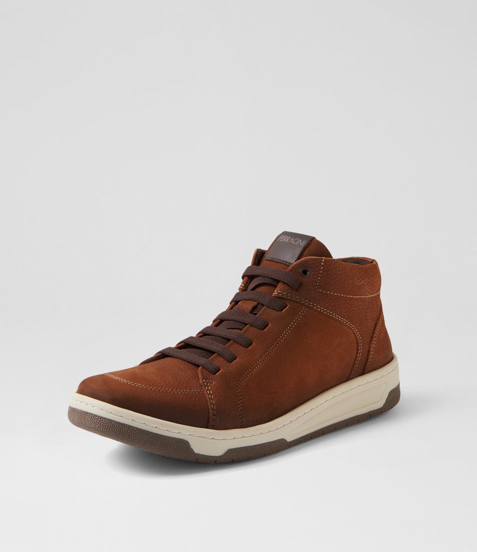 Woodrow Caramelo Leather Lace Up Boots